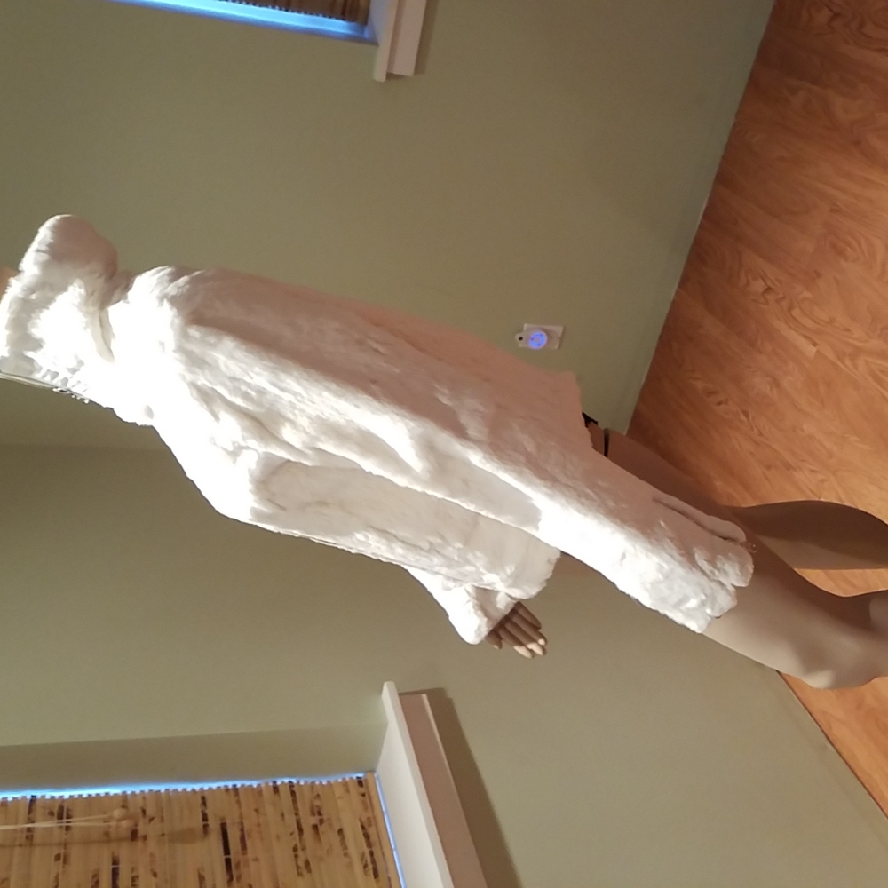 Jacket Genuine Rabbit Reversible Size L - Picture 7 of 14